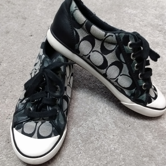 Coach Shoes - Coach black sneakers